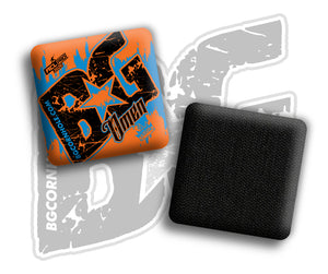 2026 Multiple Bag Models "Triple Crown Grunged” Collab - ACL Pro Stamped Cornhole Bags - SET OF 4 BAGS