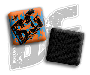 2026 Multiple Bag Models "Triple Crown Grunged” Collab - ACL Pro Stamped Cornhole Bags - SET OF 4 BAGS