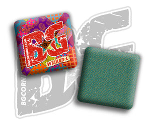 2026 Multiple Bag Models "Triple Crown Patchwork” Collab - ACL Pro Stamped Cornhole Bags - SET OF 4 BAGS