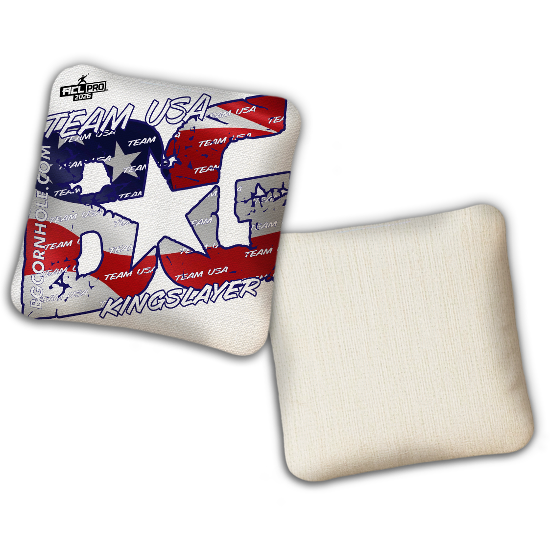 2026 BG Multiple Bag Models "Team USA" - ACL Pro Stamped Cornhole Bags - SET OF 4 BAGS