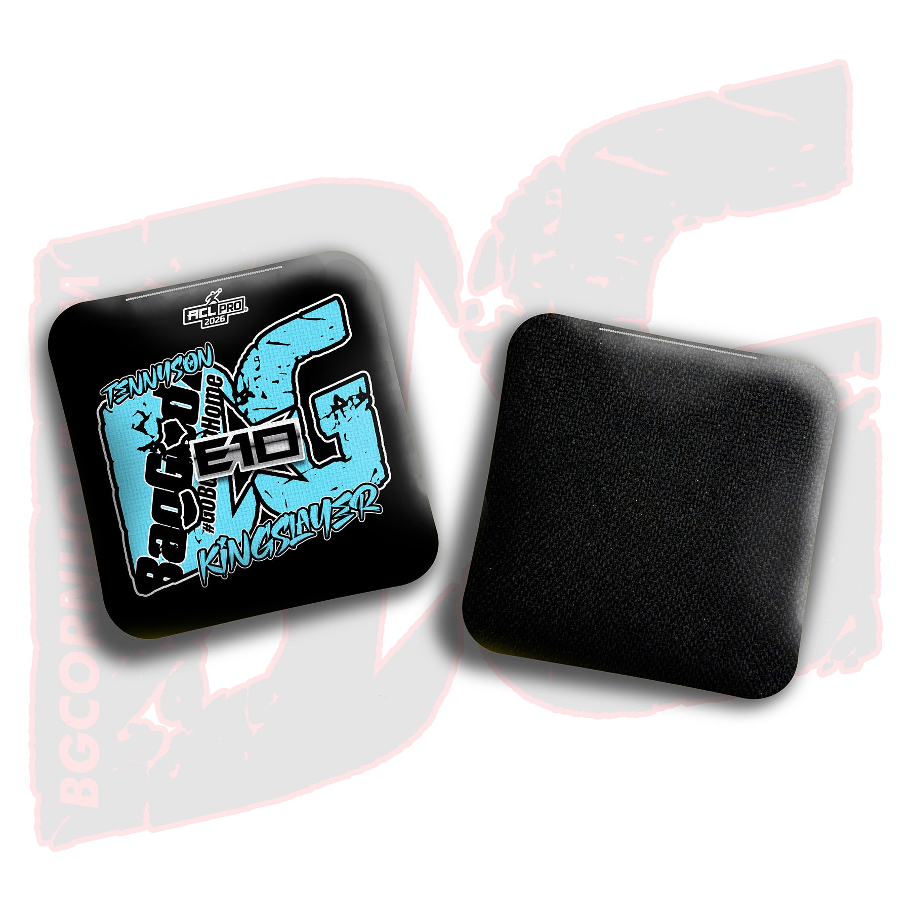 2026 BG Multiple Bag Models - "Elizabeth Tennyson” - ACL Pro Stamped Cornhole Bags - SET OF 4 BAGS