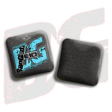 Load image into Gallery viewer, 2026 Multiple Bag Models  - &quot;Elizabeth Tennyson” - ACL Pro Stamped Cornhole Bags - SET OF 4 BAGS