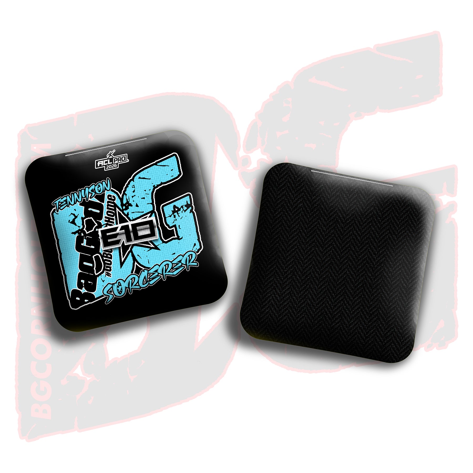 2026 BG Multiple Bag Models - "Elizabeth Tennyson” - ACL Pro Stamped Cornhole Bags - SET OF 4 BAGS