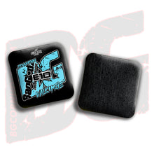 Load image into Gallery viewer, 2026 Multiple Bag Models  - &quot;Elizabeth Tennyson” - ACL Pro Stamped Cornhole Bags - SET OF 4 BAGS