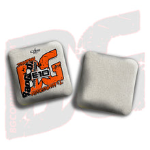 Load image into Gallery viewer, 2026 Multiple Bag Models  - &quot;Elizabeth Tennyson” - ACL Pro Stamped Cornhole Bags - SET OF 4 BAGS