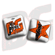 Load image into Gallery viewer, 2026 Multiple Bag Models  - &quot;Elizabeth Tennyson” - ACL Pro Stamped Cornhole Bags - SET OF 4 BAGS