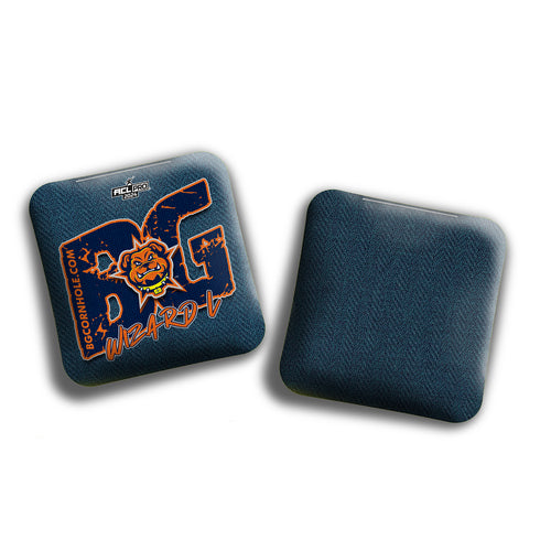 Multiple Bag Types - 2025 BG Texas Bullybaggers Bags - ACL Pro Stamped Cornhole Bags - SET OF 4 BAGS