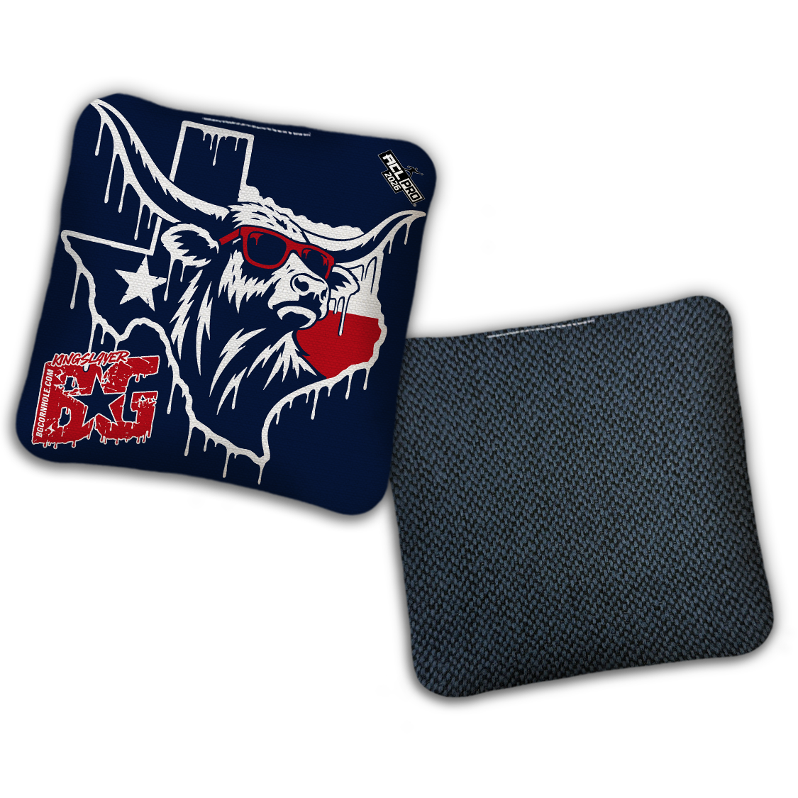 2026 BG "TEXAS DRIP" - ACL Pro Stamped Cornhole Bags - SET OF 4 BAGS