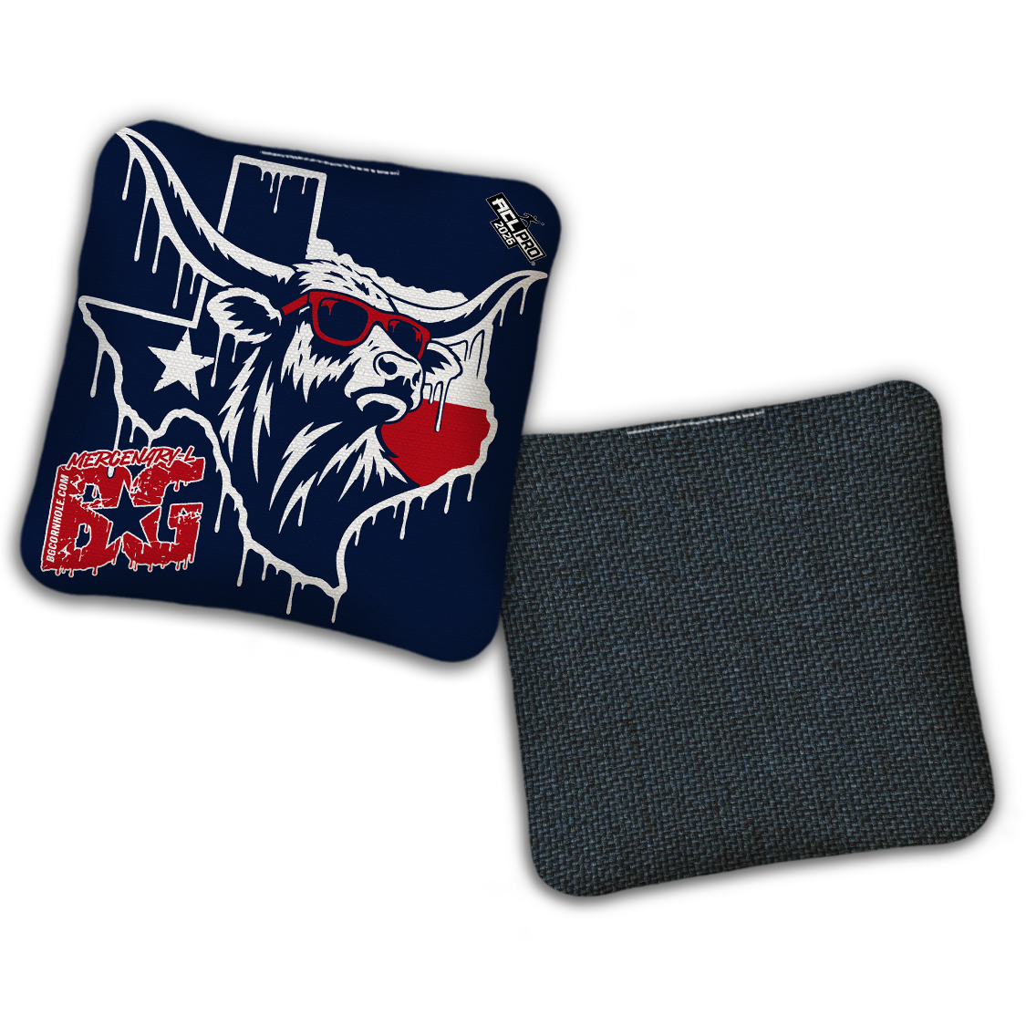 2026 BG "TEXAS DRIP" - ACL Pro Stamped Cornhole Bags - SET OF 4 BAGS