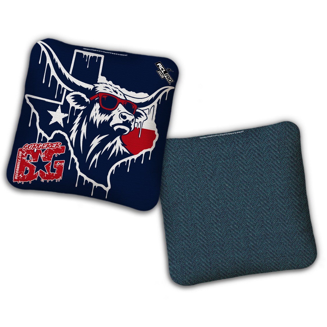 2026 BG "TEXAS DRIP" - ACL Pro Stamped Cornhole Bags - SET OF 4 BAGS