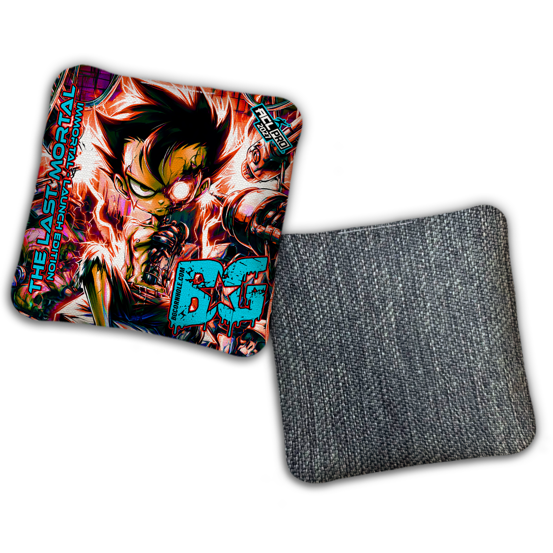 2027 BG AMBASSADOR IMMORTAL - "LAUNCH EDITION - THE LAST MORTAL" - ACL Pro Stamped Cornhole Bags - SET OF 4 BAGS