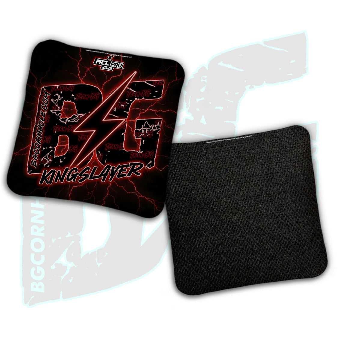 2026 BG Multiple Bag Models "The Storm" - ACL Pro Stamped Cornhole Bags - SET OF 4 BAGS