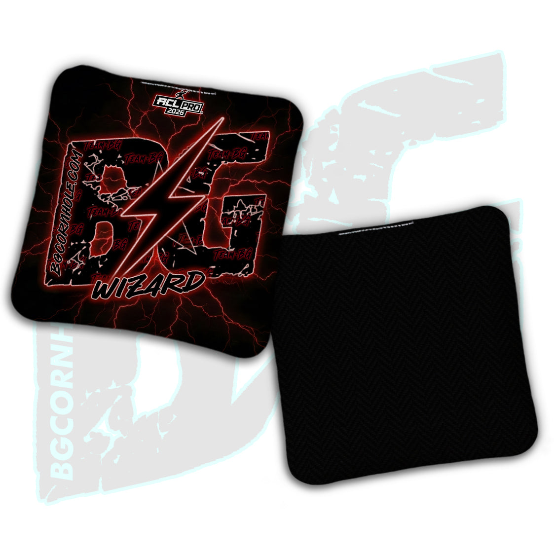 2026 BG Multiple Bag Models "The Storm" - ACL Pro Stamped Cornhole Bags - SET OF 4 BAGS