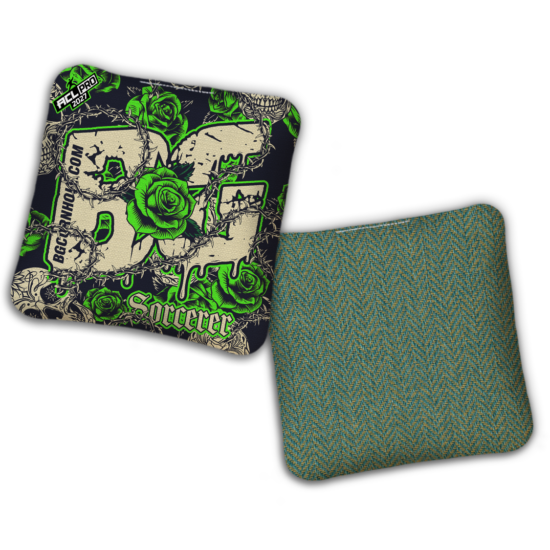 2027 BG Multiple Bag Models "THORNS AND ROSES" - ACL Pro Stamped Cornhole Bags - SET OF 4 BAGS