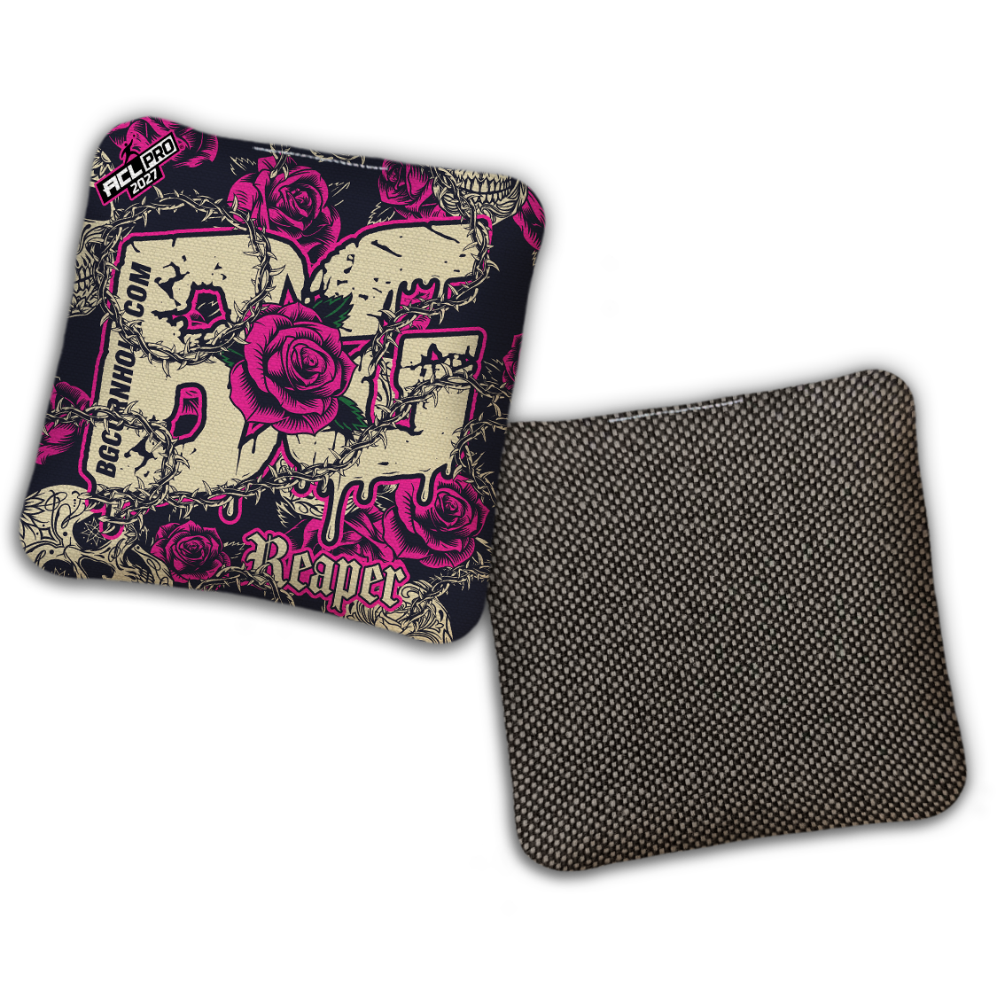 2027 BG Multiple Bag Models "THORNS AND ROSES" - ACL Pro Stamped Cornhole Bags - SET OF 4 BAGS