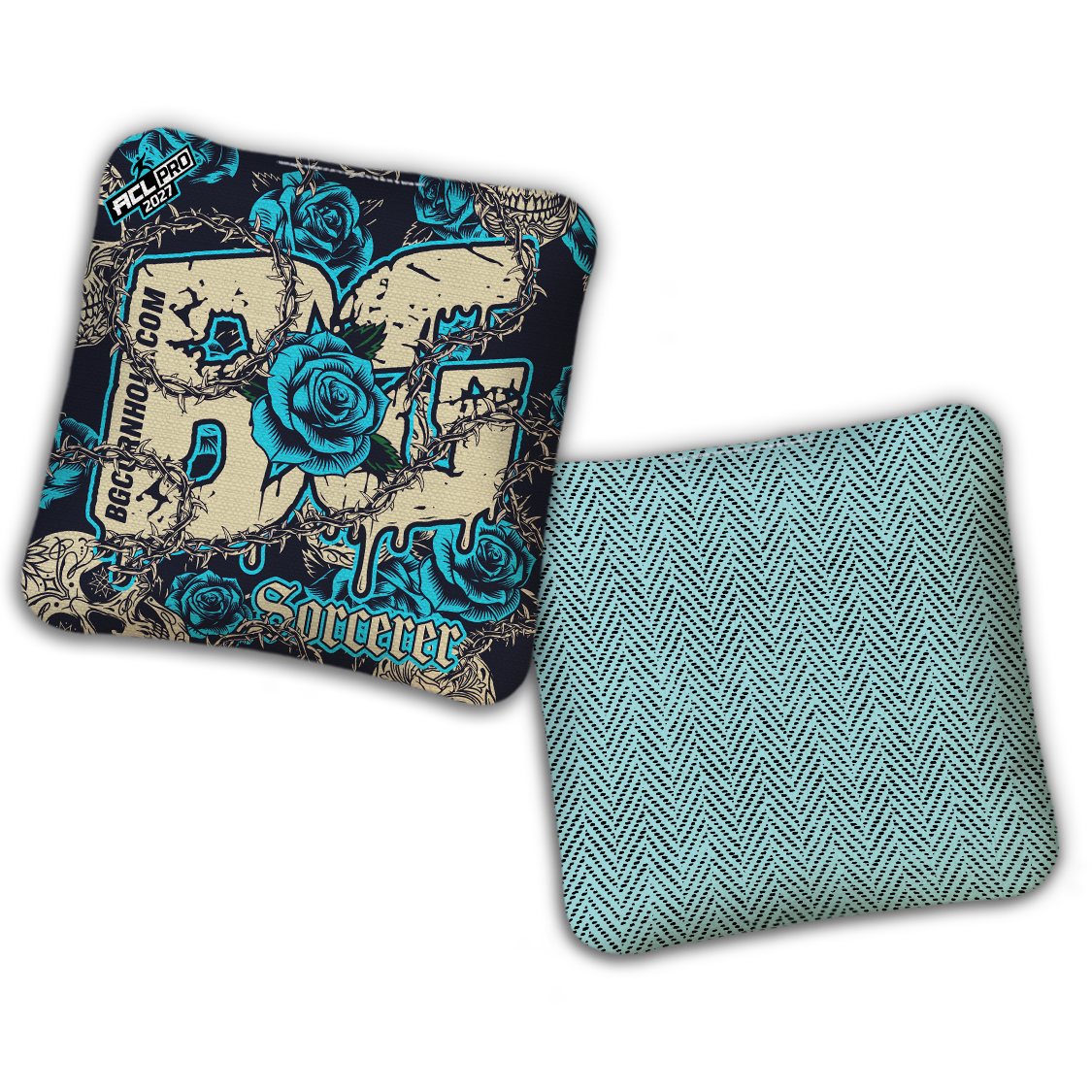 2027 BG Multiple Bag Models "THORNS AND ROSES" - ACL Pro Stamped Cornhole Bags - SET OF 4 BAGS