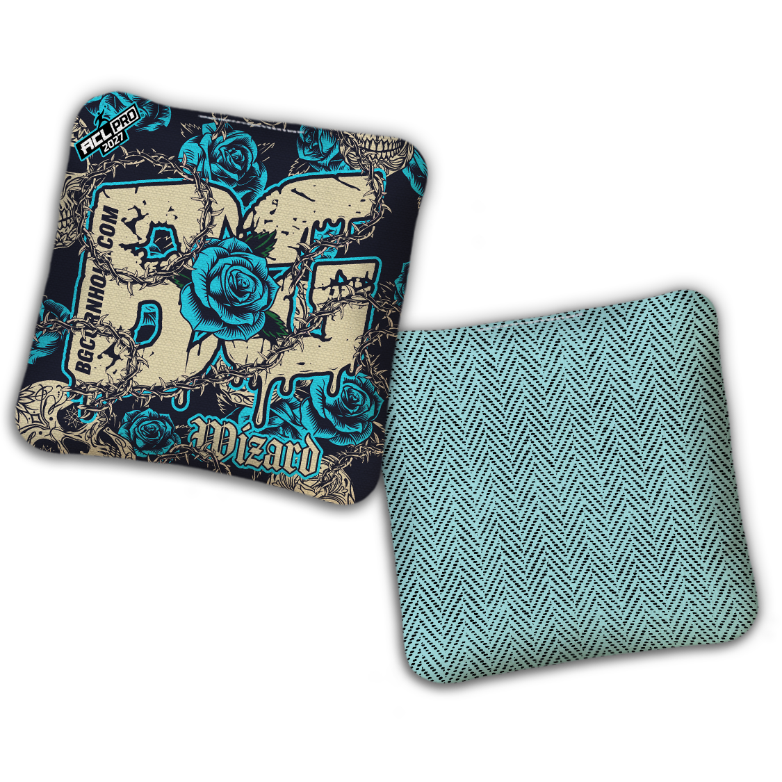 2027 BG Multiple Bag Models "THORNS AND ROSES" - ACL Pro Stamped Cornhole Bags - SET OF 4 BAGS