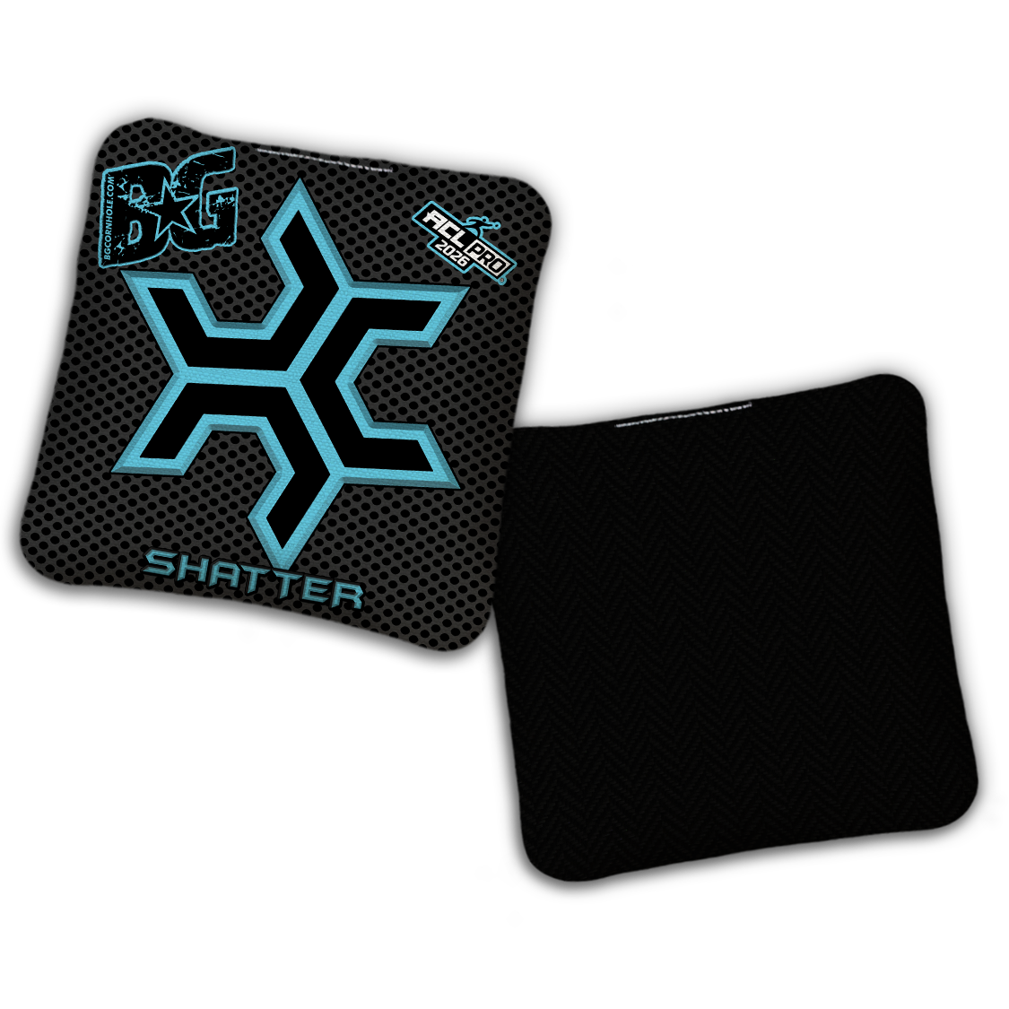 2026 Multiple Bag Models  "CaddySack Carbon Fiber” Collab - ACL Pro Stamped Cornhole Bags - SET OF 4 BAGS