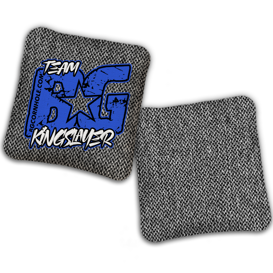 UNSTAMPED BG KINGSLAYER “ESPN THROWBACK COLORMATCH" - Cornhole Bags - SET OF 4 BAGS