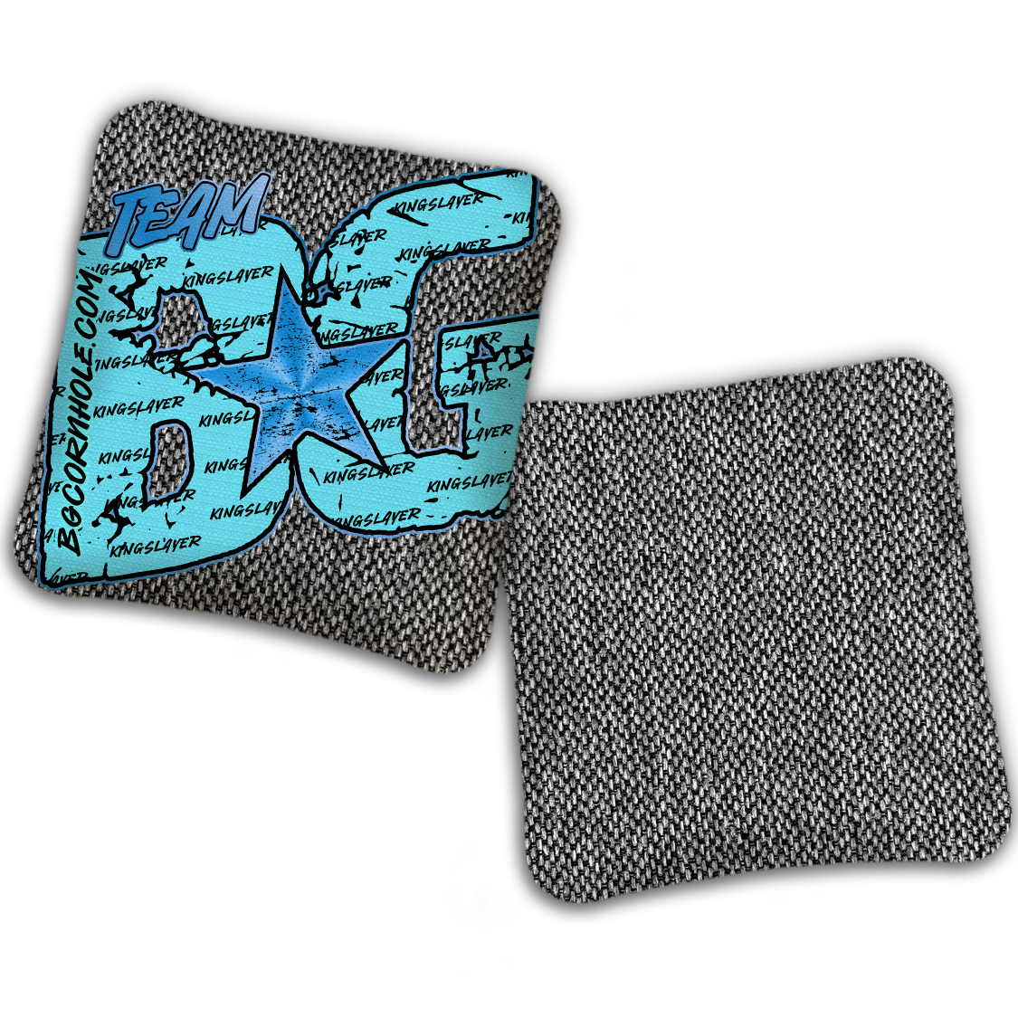 UNSTAMPED BG Kingslayer "Big BG Colormatch" - Cornhole Bags - SET OF 4 BAGS