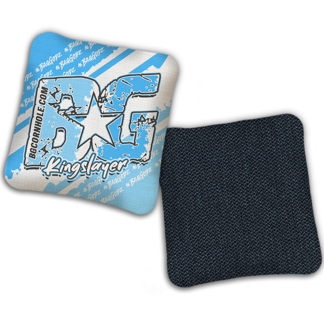 UNSTAMPED BG Multiple Bag Models "BAGGODZ RALLY" - Cornhole Bags - SET OF 4 BAGS