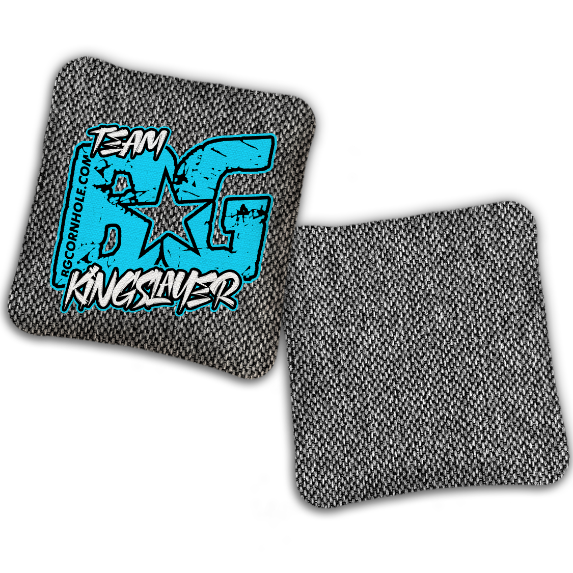 UNSTAMPED BG KINGSLAYER “ESPN THROWBACK COLORMATCH" - Cornhole Bags - SET OF 4 BAGS