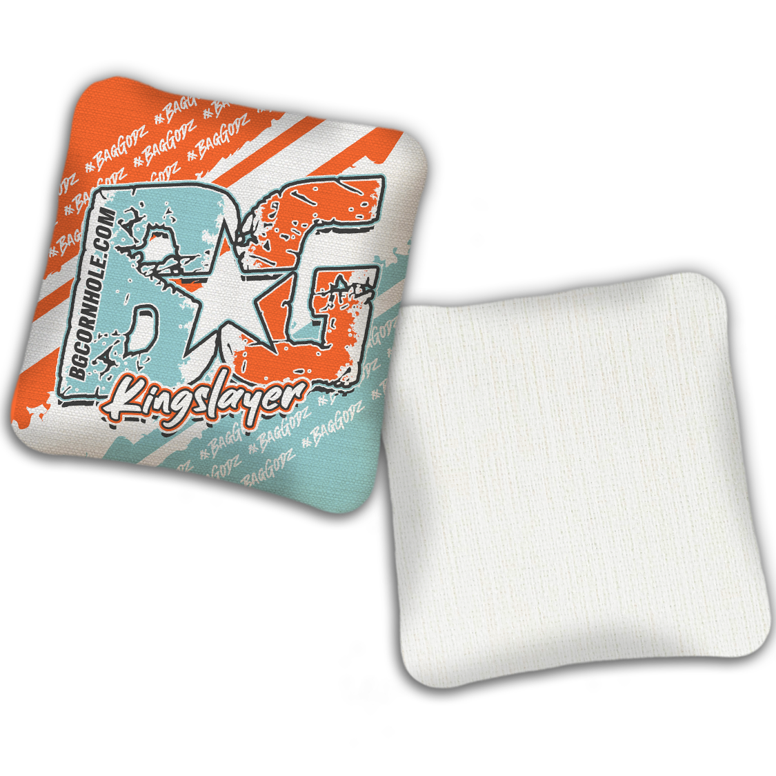 UNSTAMPED BG Multiple Bag Models "BAGGODZ RALLY" - Cornhole Bags - SET OF 4 BAGS