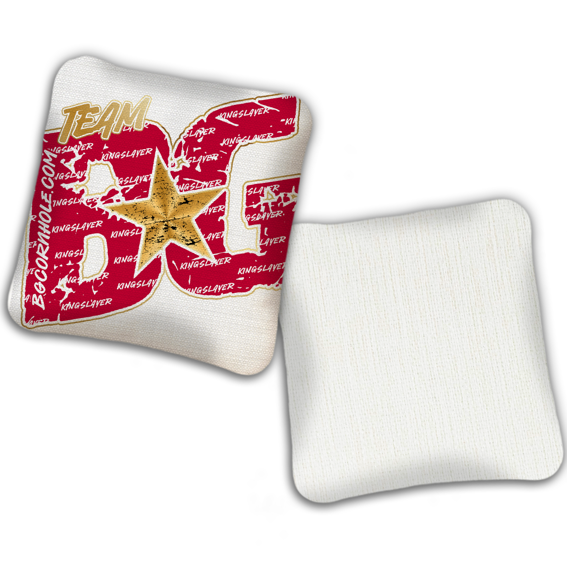 UNSTAMPED BG Kingslayer "Big BG Colormatch" - Cornhole Bags - SET OF 4 BAGS