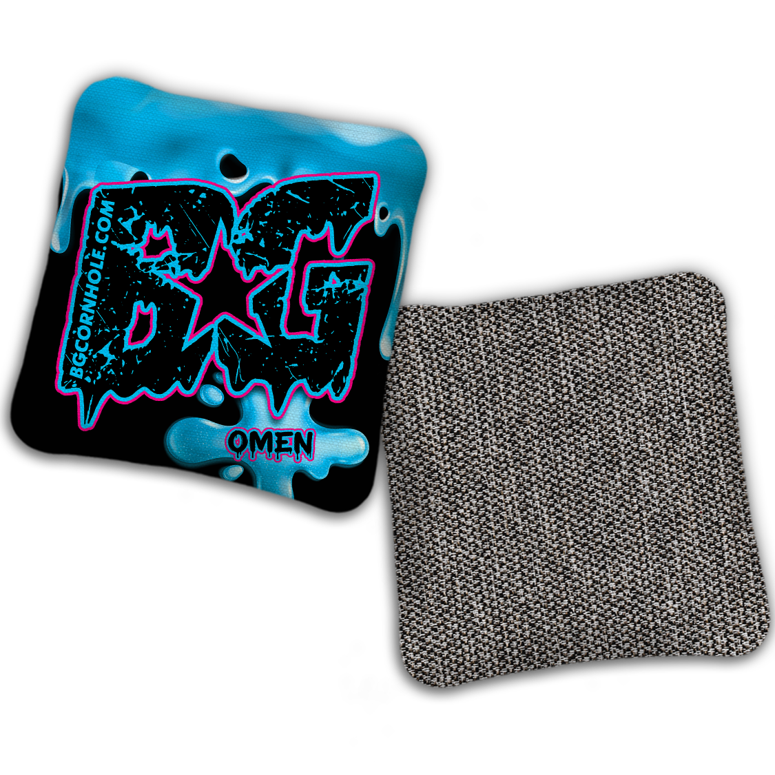 UNSTAMPED BG Multiple Bag Models "DRIP" - Cornhole Bags - SET OF 4 BAGS