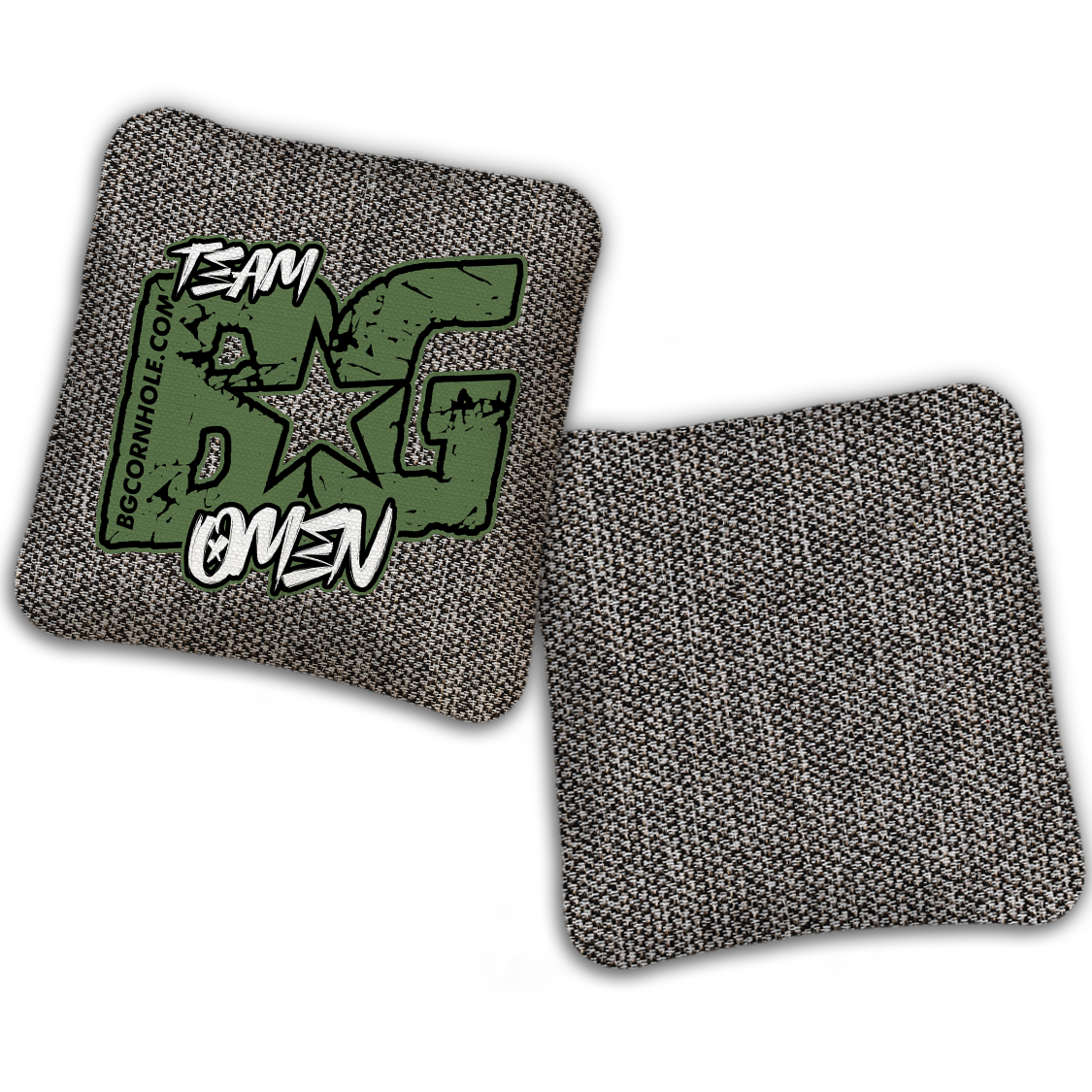 UNSTAMPED BG OMEN “ESPN THROWBACK COLORMATCH" - Cornhole Bags - SET OF 4 BAGS