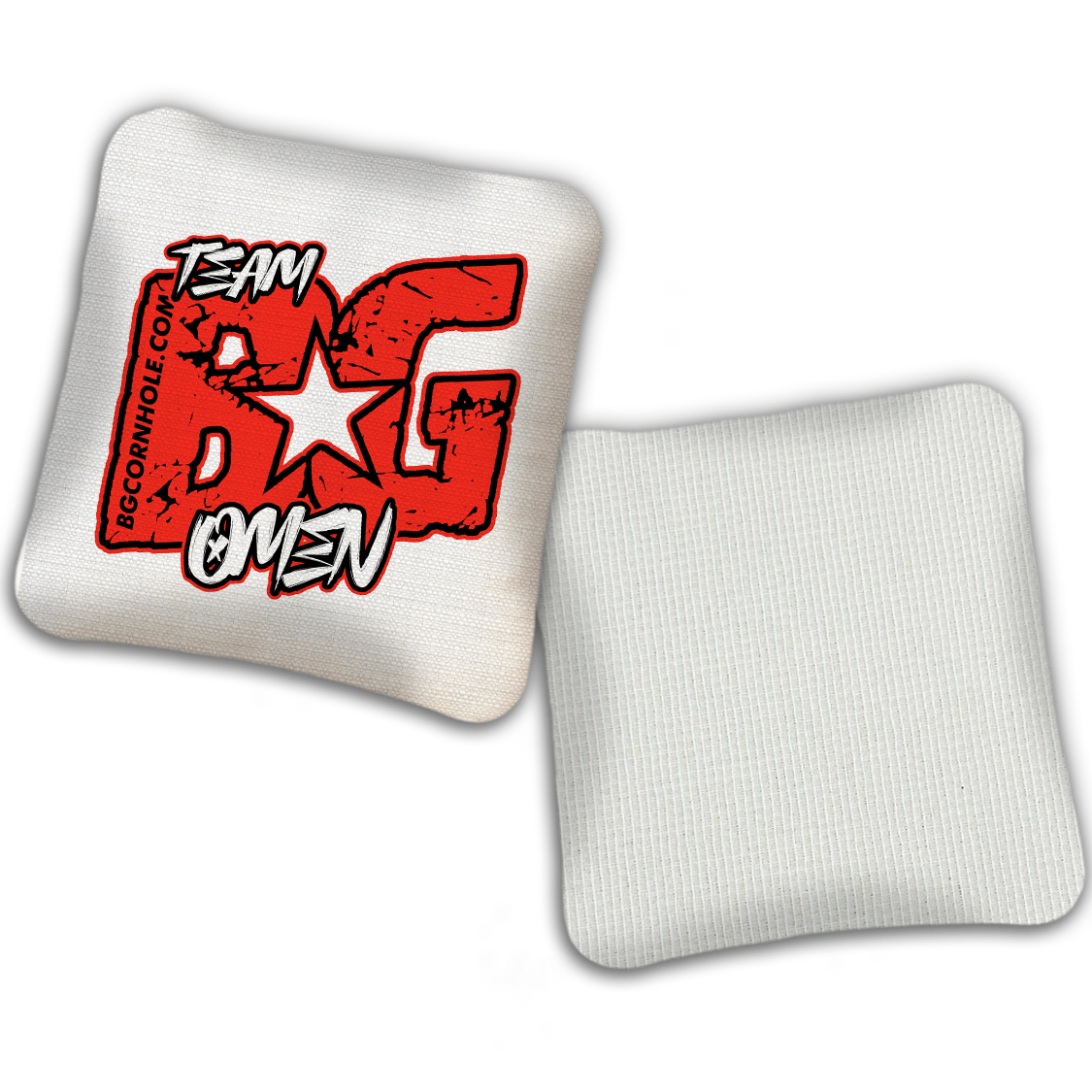 UNSTAMPED BG OMEN “ESPN THROWBACK COLORMATCH" - Cornhole Bags - SET OF 4 BAGS