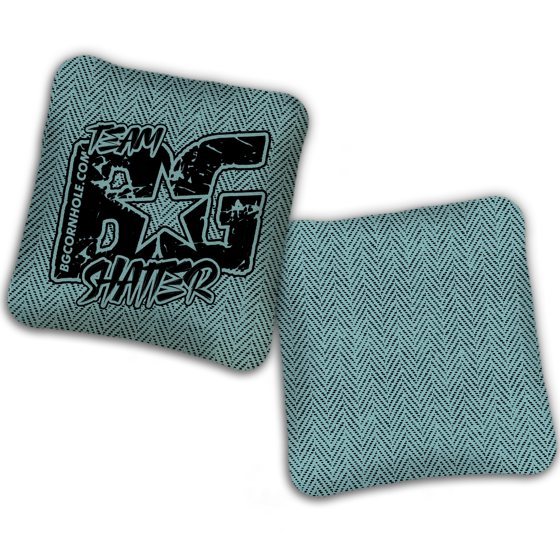UNSTAMPED BG SHATTER “ESPN THROWBACK COLORMATCH" - Cornhole Bags - SET OF 4 BAGS