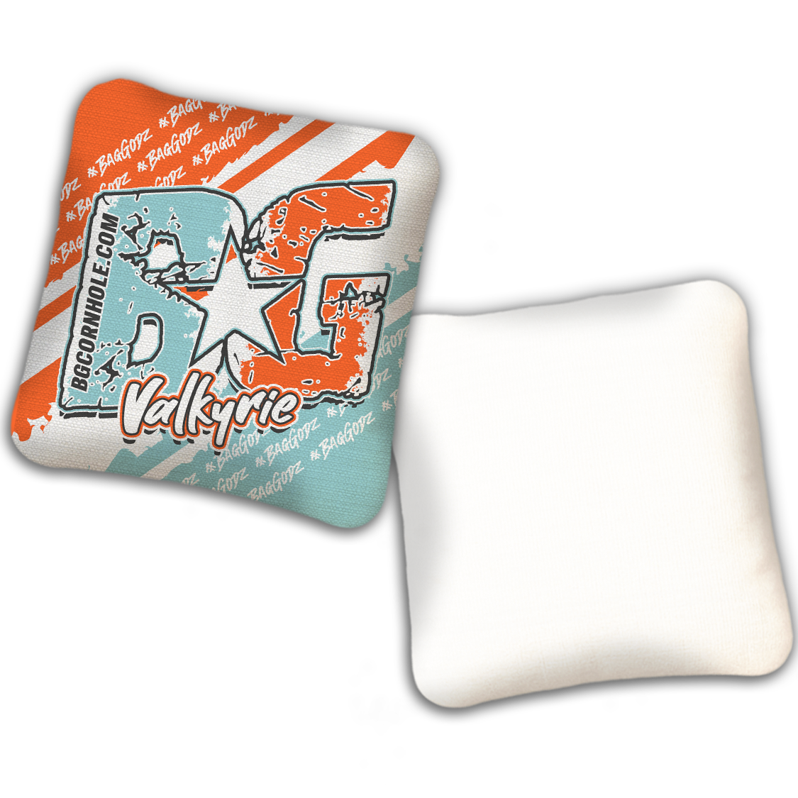 UNSTAMPED BG Multiple Bag Models "BAGGODZ RALLY" - Cornhole Bags - SET OF 4 BAGS