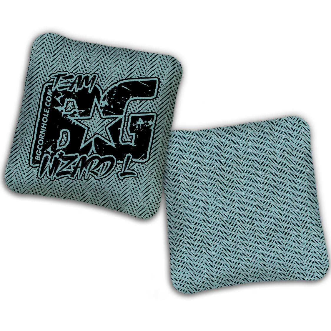UNSTAMPED BG WIZARD-L “ESPN THROWBACK COLORMATCH" - Cornhole Bags - SET OF 4 BAGS