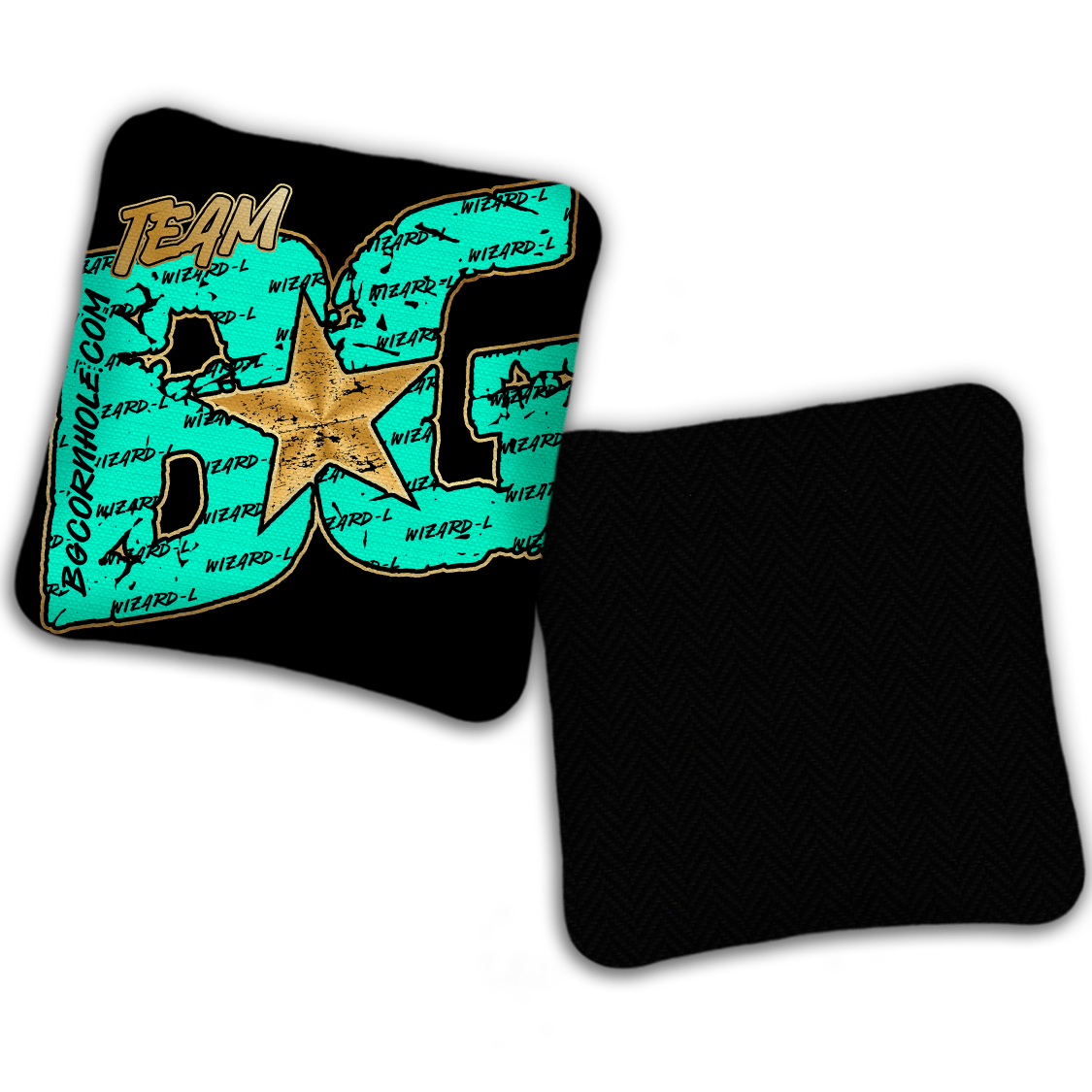 UNSTAMPED BG Wizard L "Big BG Colormatch" - Cornhole Bags - SET OF 4 BAGS