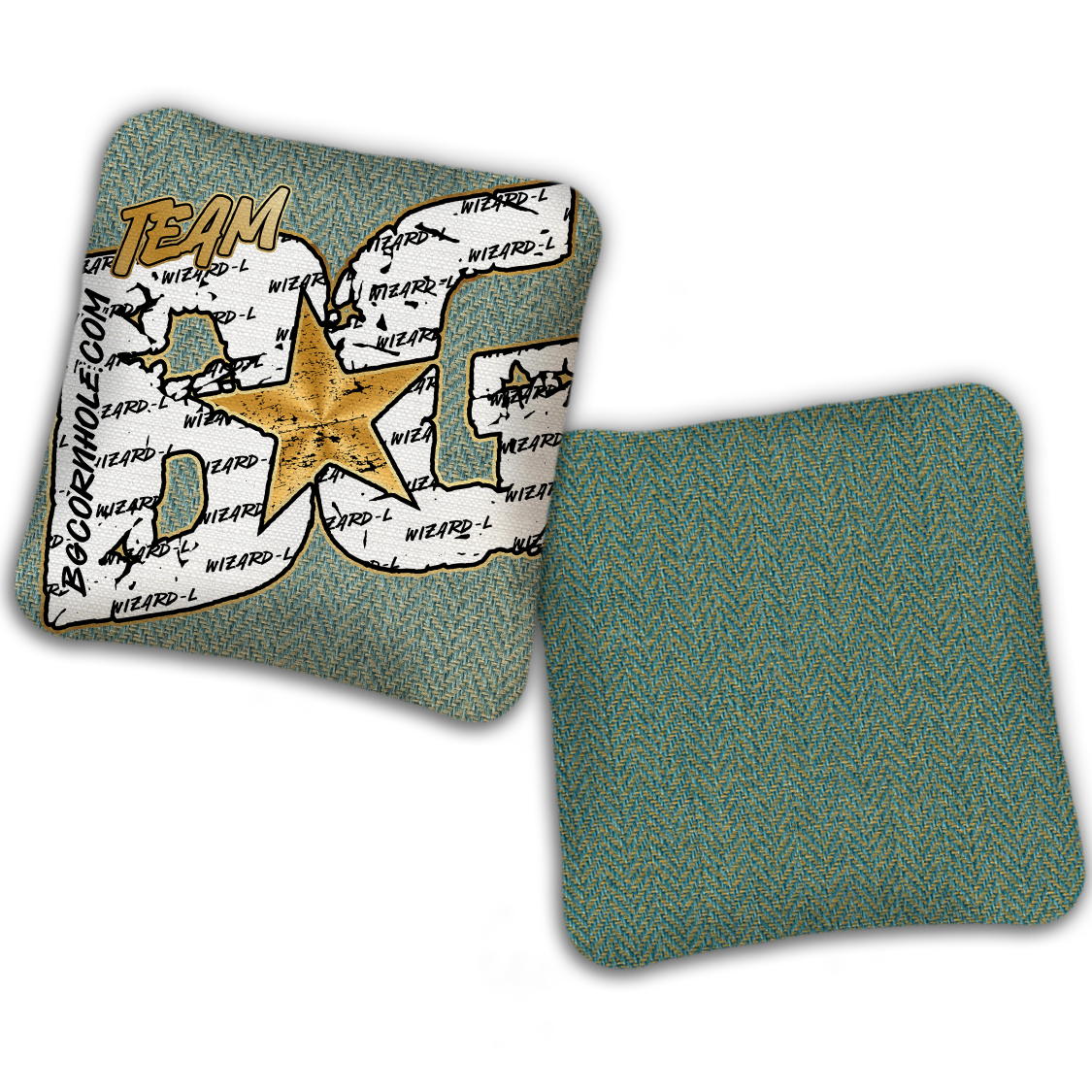 UNSTAMPED BG Wizard L "Big BG Colormatch" - Cornhole Bags - SET OF 4 BAGS