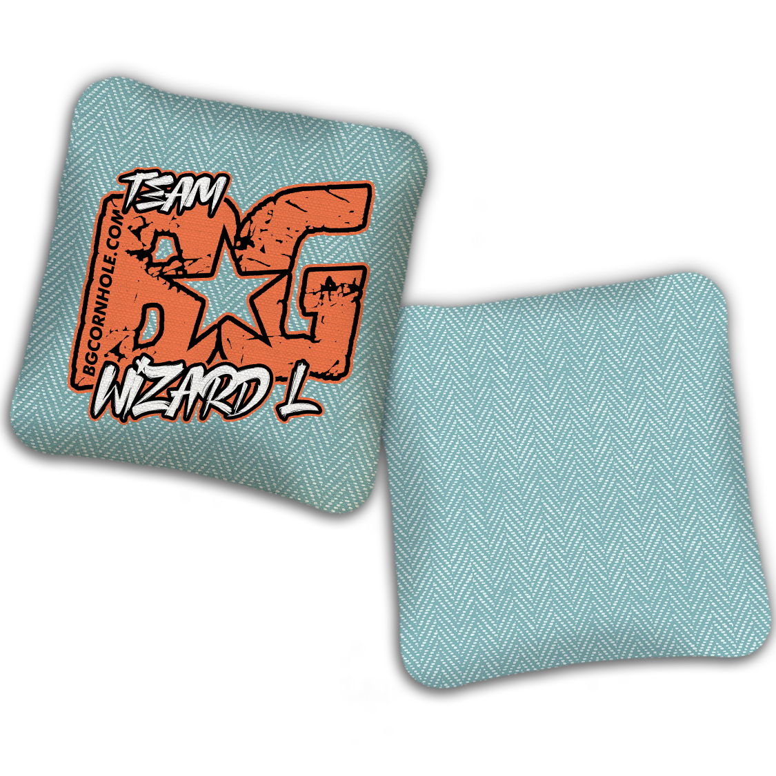 UNSTAMPED BG WIZARD-L “ESPN THROWBACK COLORMATCH" - Cornhole Bags - SET OF 4 BAGS