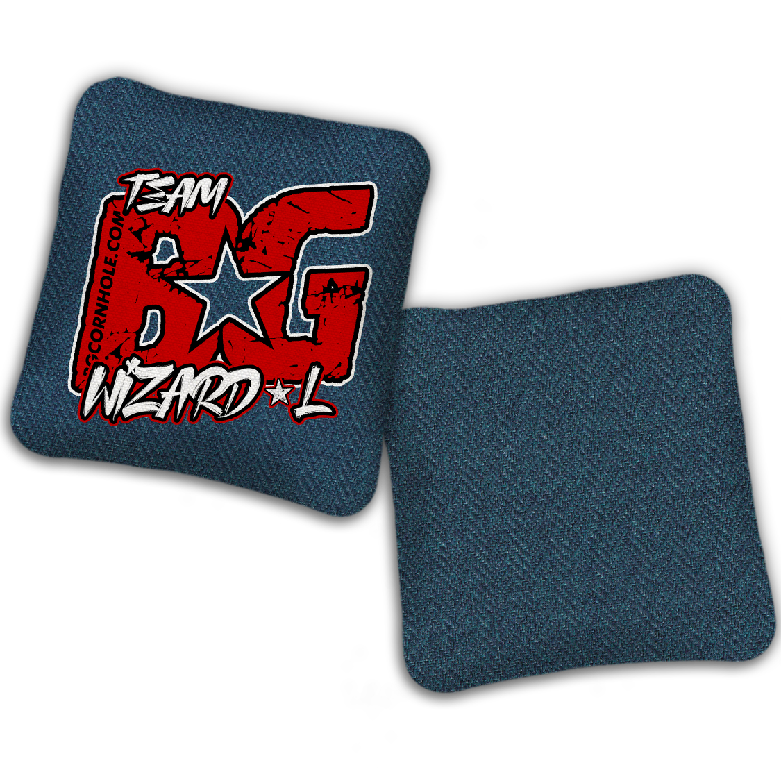 UNSTAMPED BG WIZARD-L “ESPN THROWBACK COLORMATCH" - Cornhole Bags - SET OF 4 BAGS
