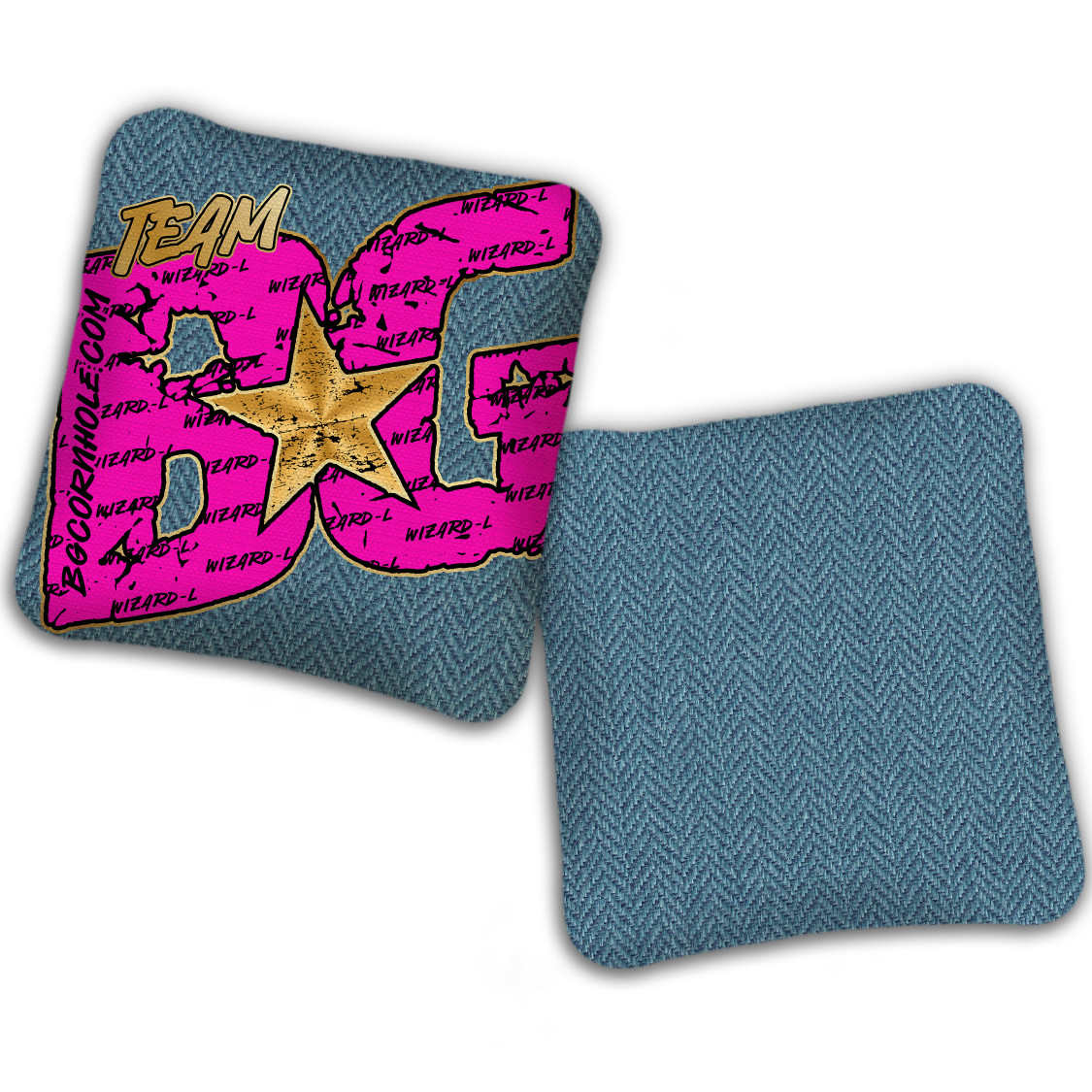 UNSTAMPED BG Wizard L "Big BG Colormatch" - Cornhole Bags - SET OF 4 BAGS