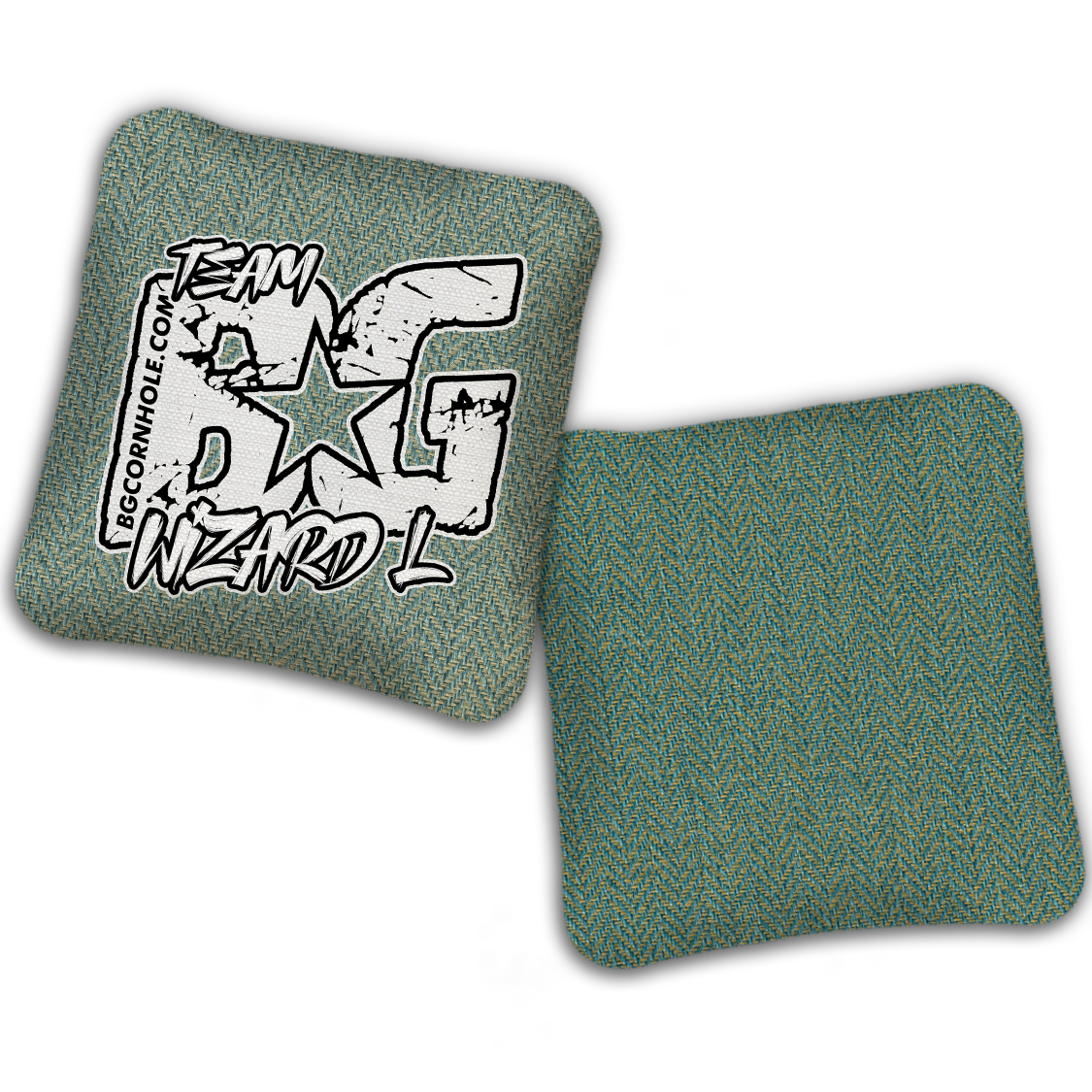 UNSTAMPED BG WIZARD-L “ESPN THROWBACK COLORMATCH" - Cornhole Bags - SET OF 4 BAGS