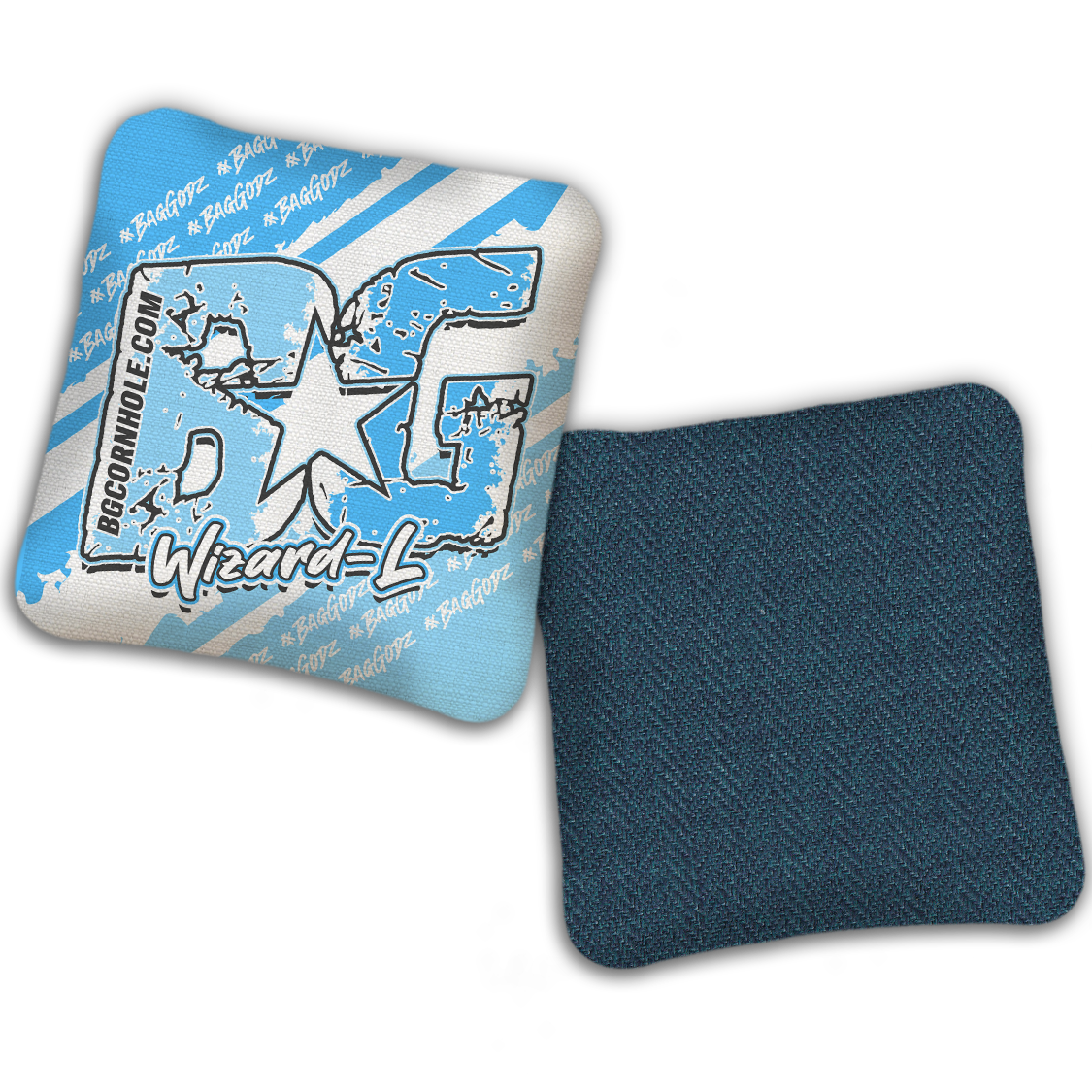 UNSTAMPED BG Multiple Bag Models "BAGGODZ RALLY" - Cornhole Bags - SET OF 4 BAGS