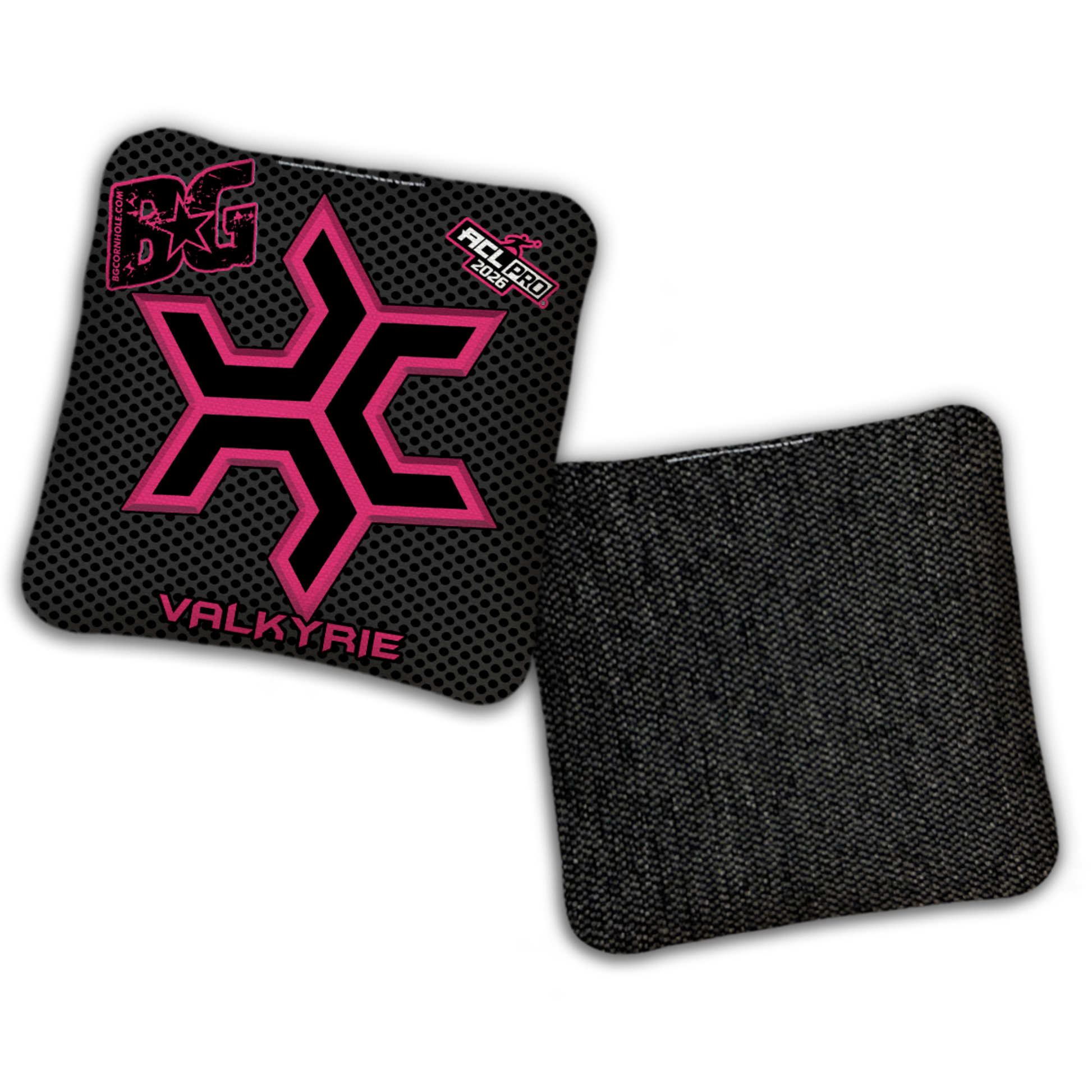 2027 Multiple Bag Models  "CaddySack Carbon Fiber” Collab - ACL Pro Stamped Cornhole Bags - SET OF 4 BAGS