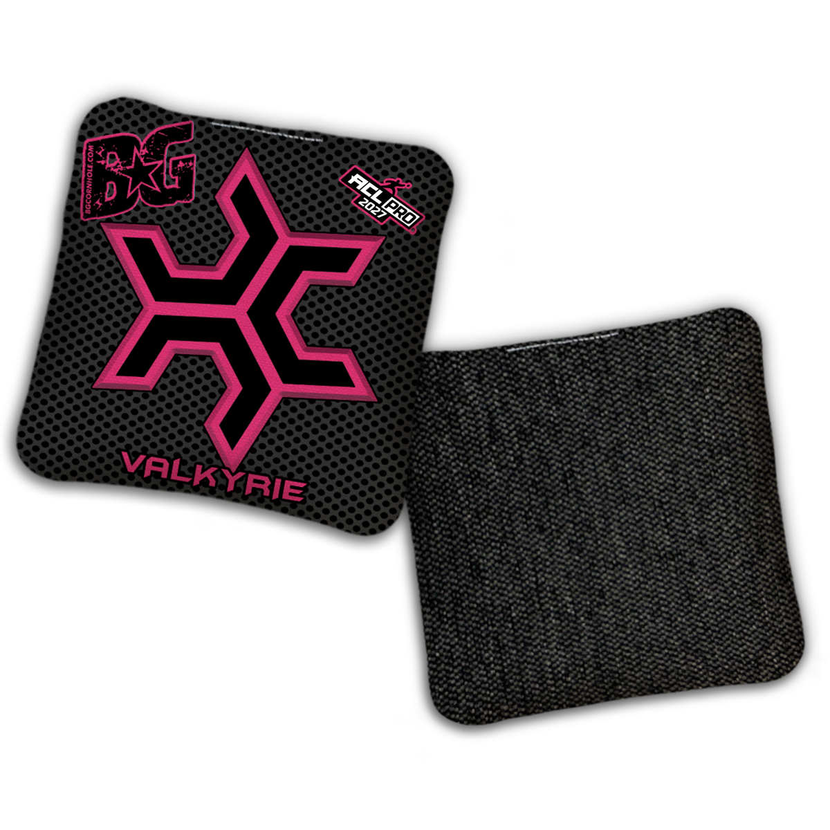2027 ACL - Multiple Bag Models  "CaddySack Carbon Fiber” Collab - Pro Stamped Cornhole Bags - SET OF 4 BAGS
