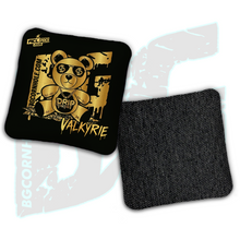 Load image into Gallery viewer, 2026 Multiple Bag Models - DK x BG "Gold Cash Bear" - ACL Pro Stamped Cornhole Bags - Set of 4 Bags