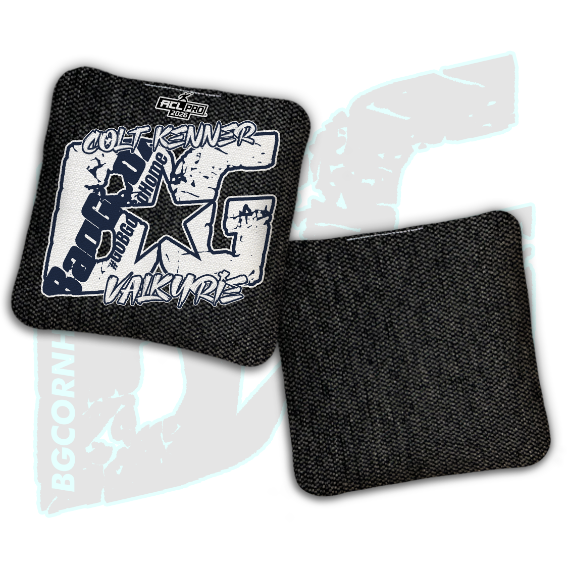 2026 BG Multiple Bag Models  - "Colt Kenner” - ACL Pro Stamped Cornhole Bags - SET OF 4 BAGS