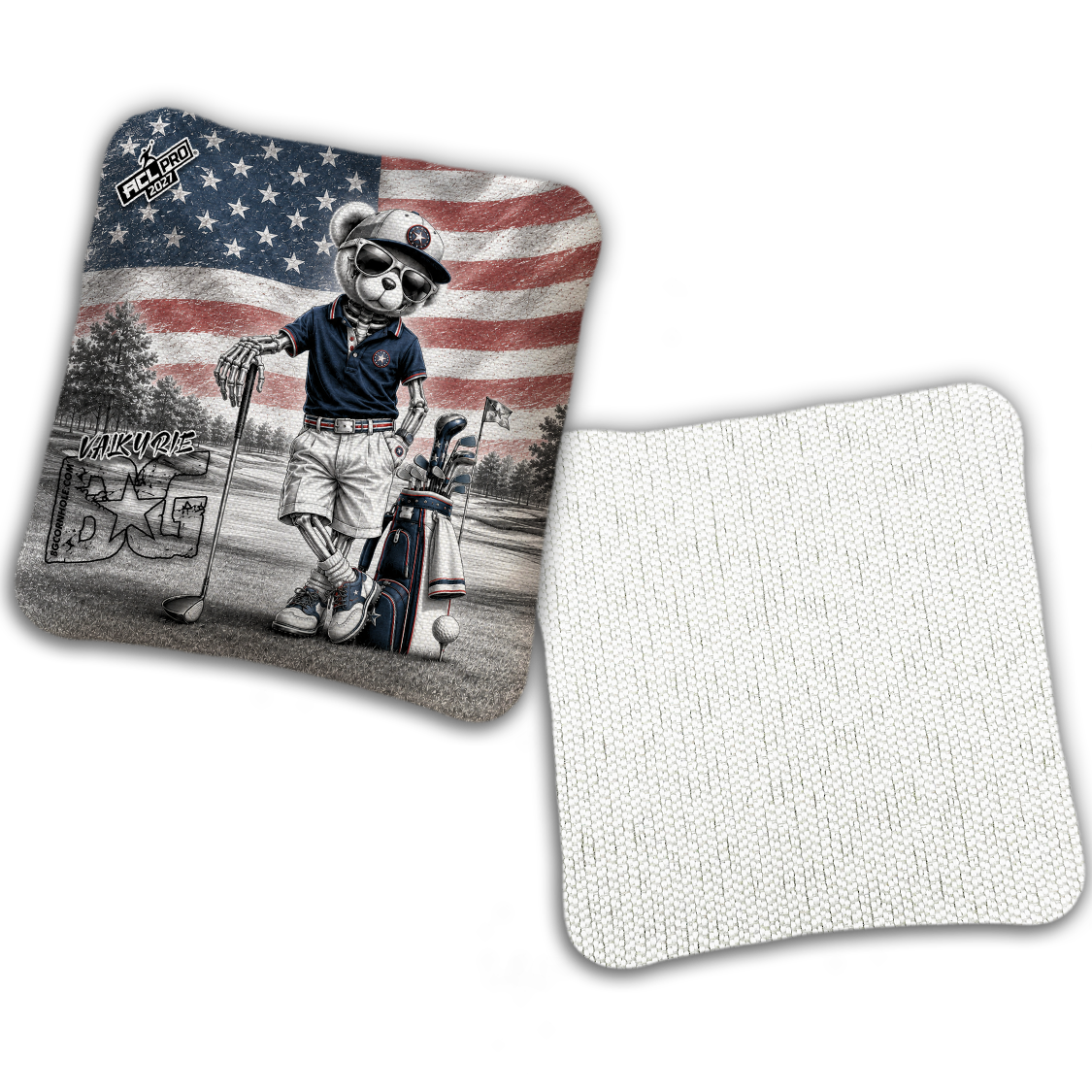 2027 BG Multiple Bag Models "FAIRWAY FREEDOM" - ACL Pro Stamped Cornhole Bags - SET OF 4 BAGS