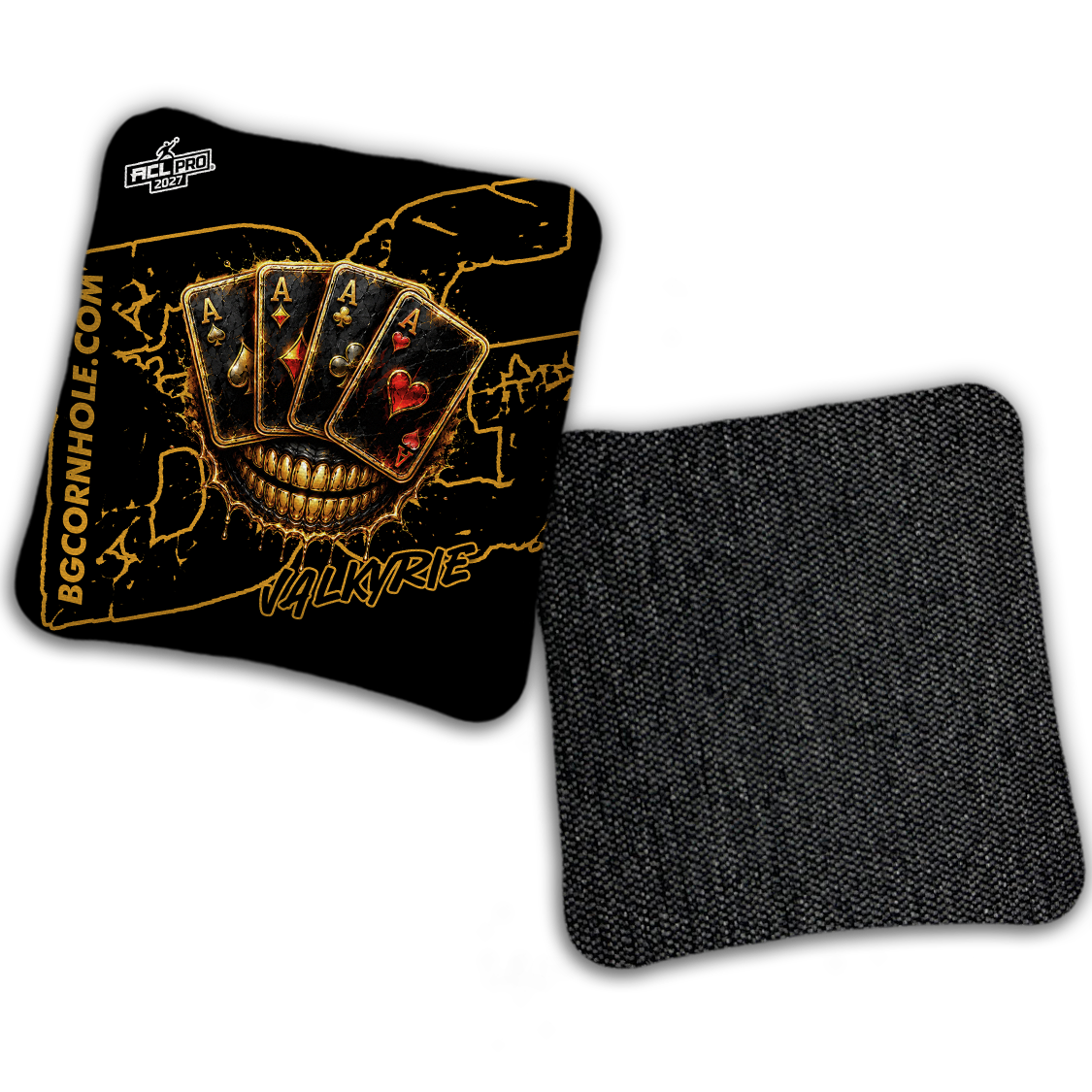2027 BG Multiple Bag Models "DEAD MANS HAND " - ACL Pro Stamped Cornhole Bags - SET OF 4 BAGS