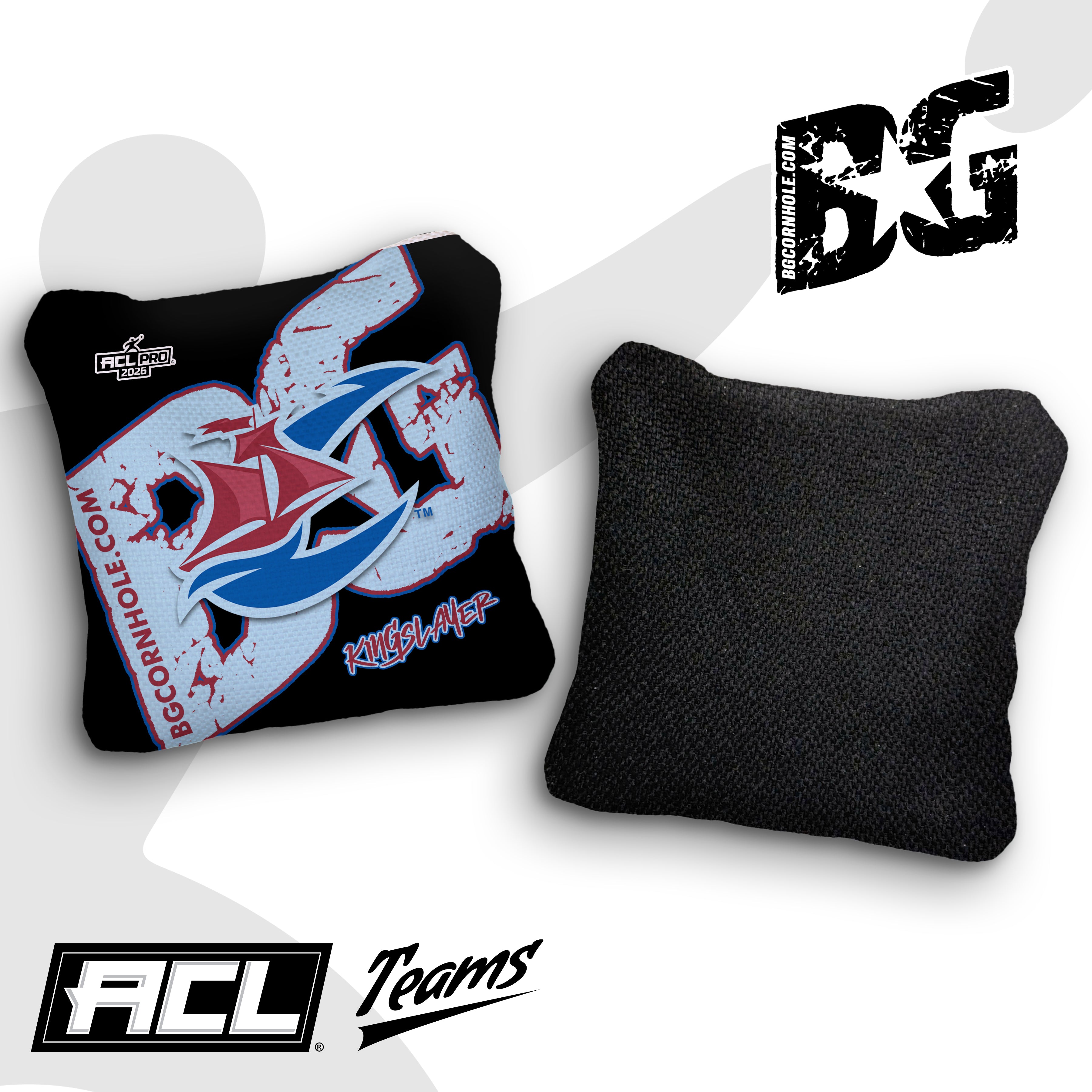 2026 BG Multiple Bag Models "Virginia Cutters" - ACL Pro Stamped Cornhole Bags - SET OF 4 BAGS