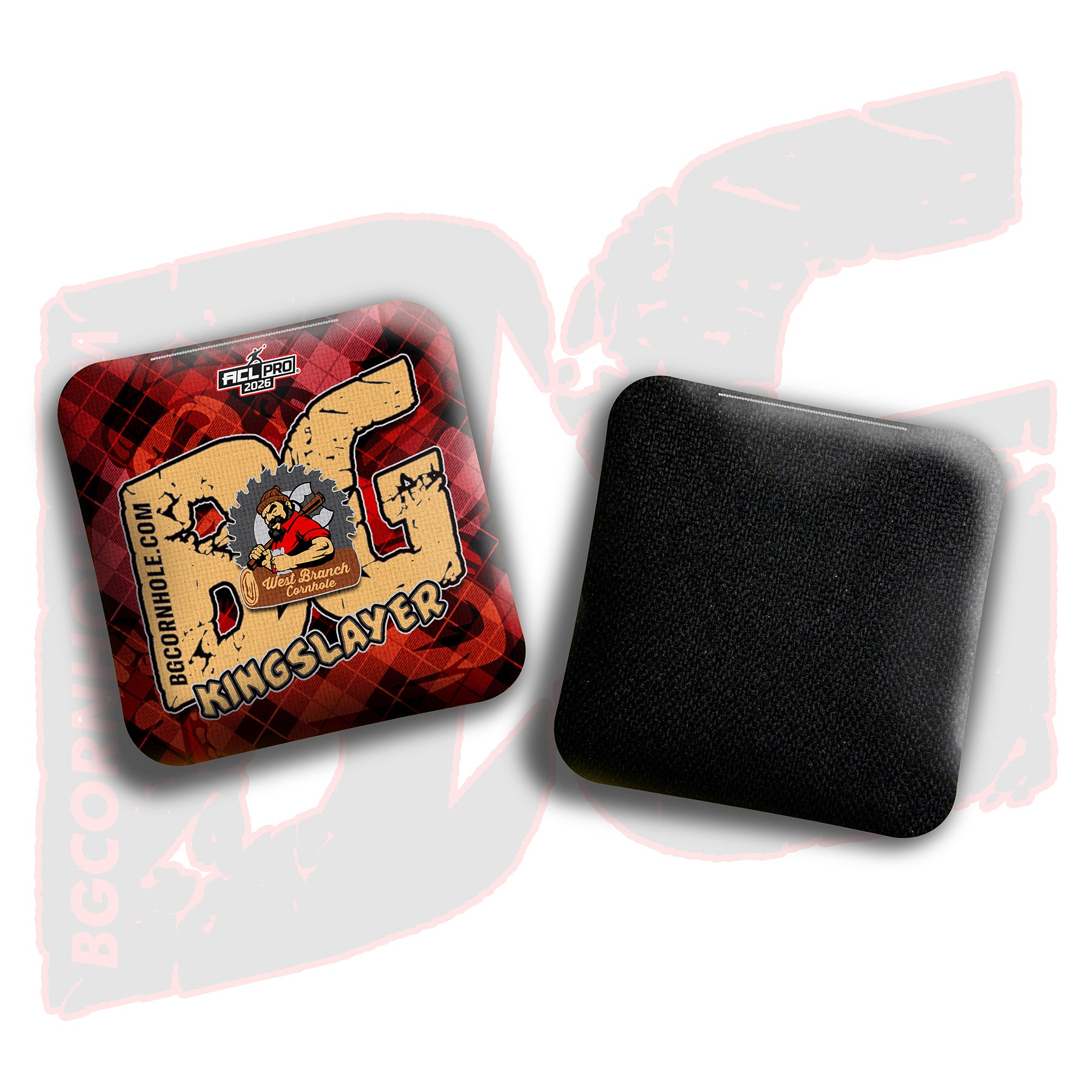 2026 BG Multiple Bag Models - "West Branch Cornhole” Collab - ACL Pro Stamped Cornhole Bags - SET OF 4 BAGS