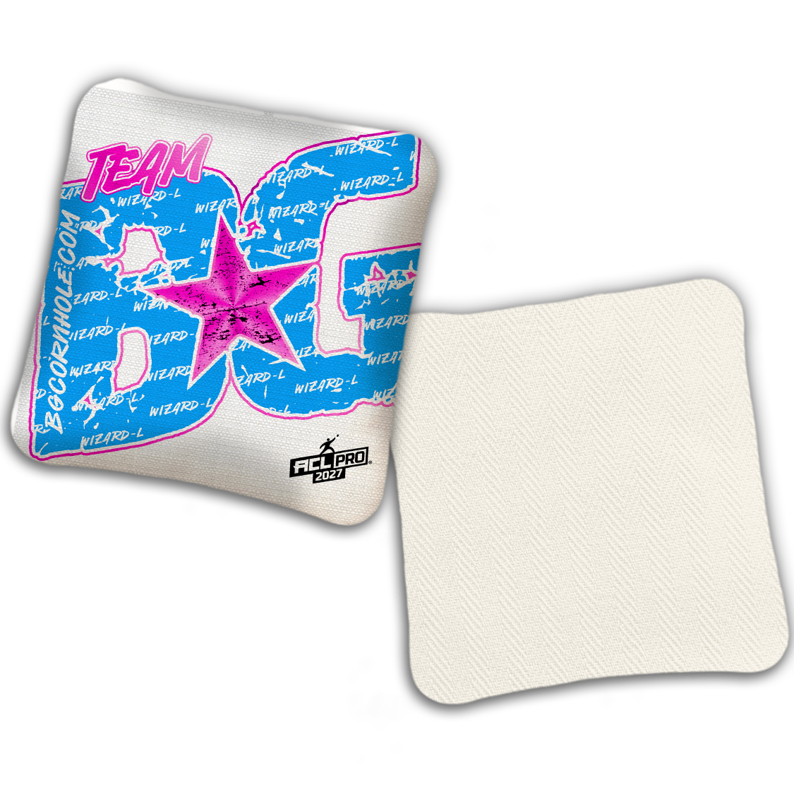 2027 BG Wizard L "Big BG Colormatch" - ACL Pro Stamped Cornhole Bags - SET OF 4 BAGS